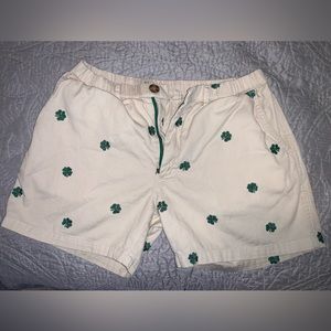 Men’s Chubbies Khaki Shamrock Shorts Size Medium